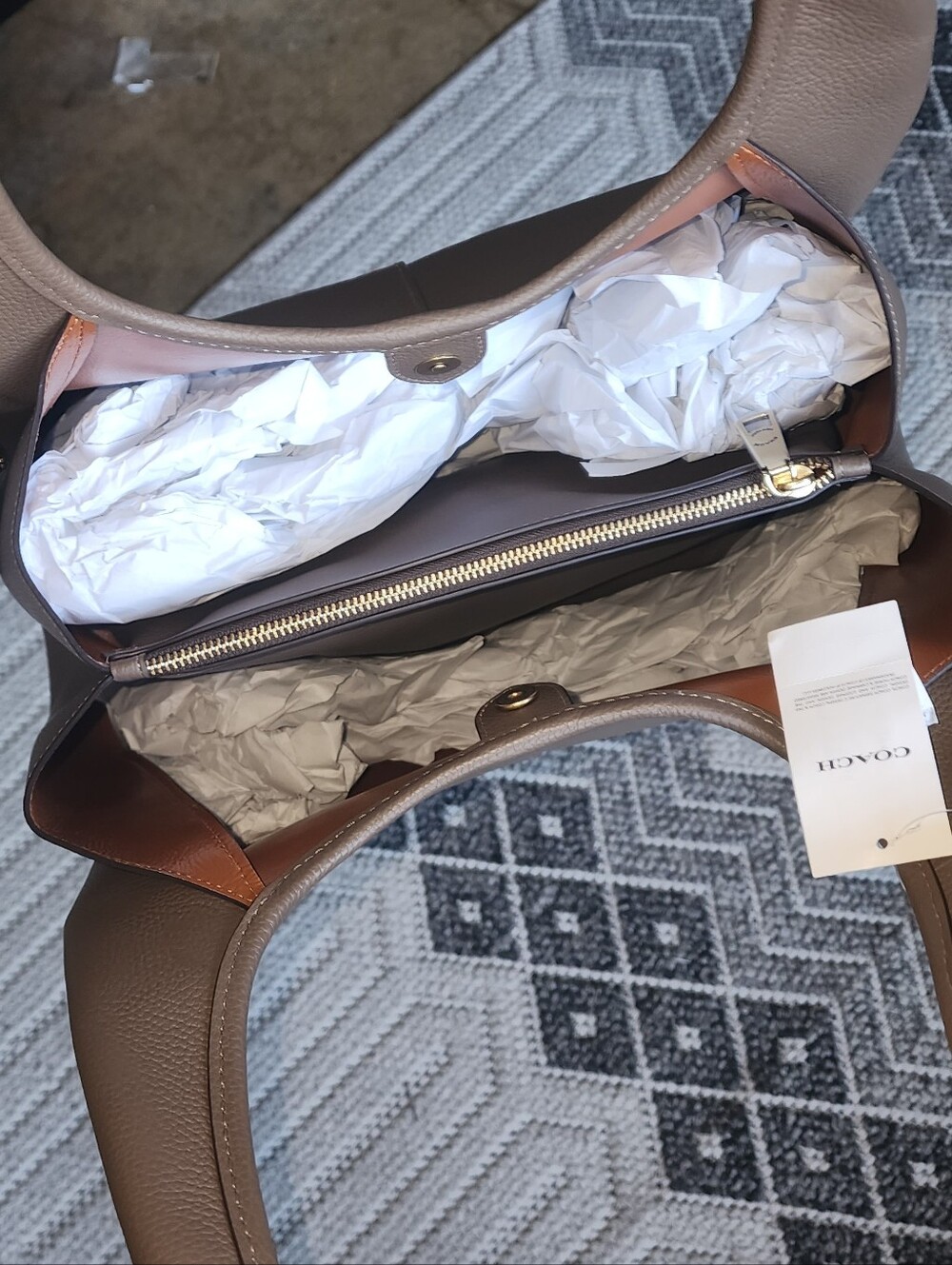 Nwt Coach Lana Large Shoulder Bag - Picture 7 of 10